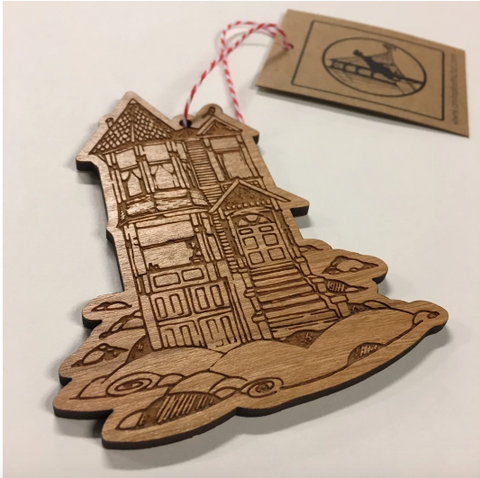 Laser Cut Wood Ornaments: