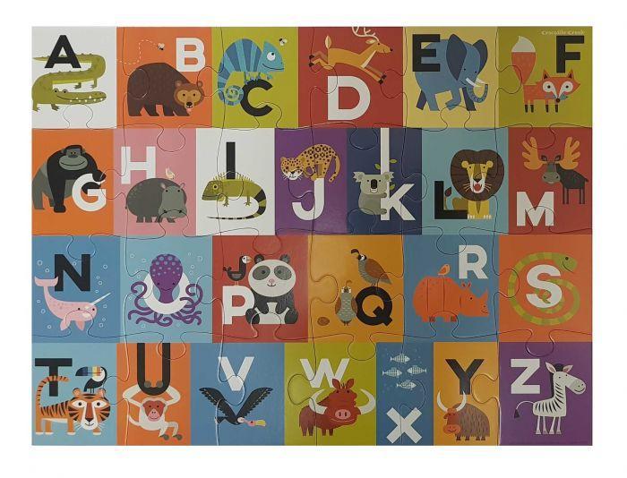 abc puzzle animals