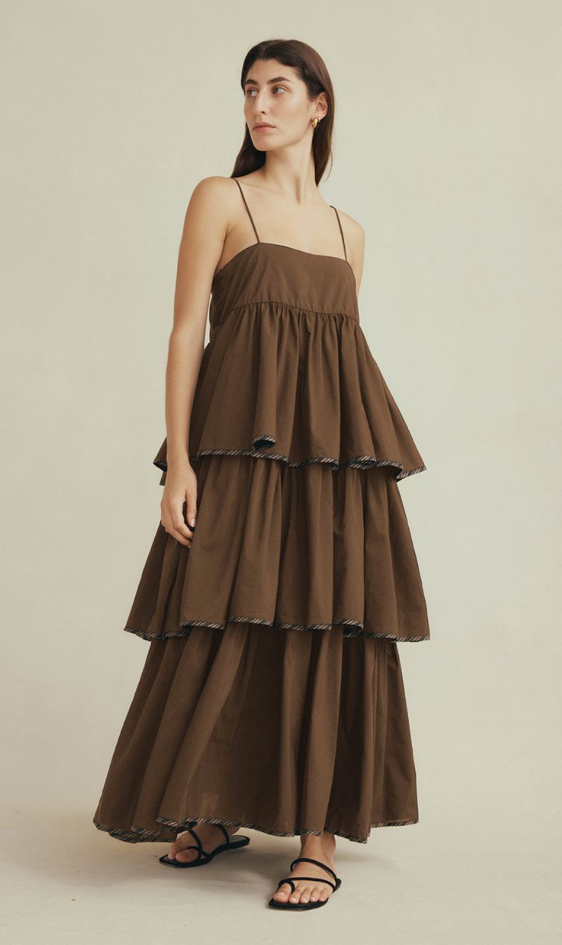 Marle | Franca Dress - Pecan