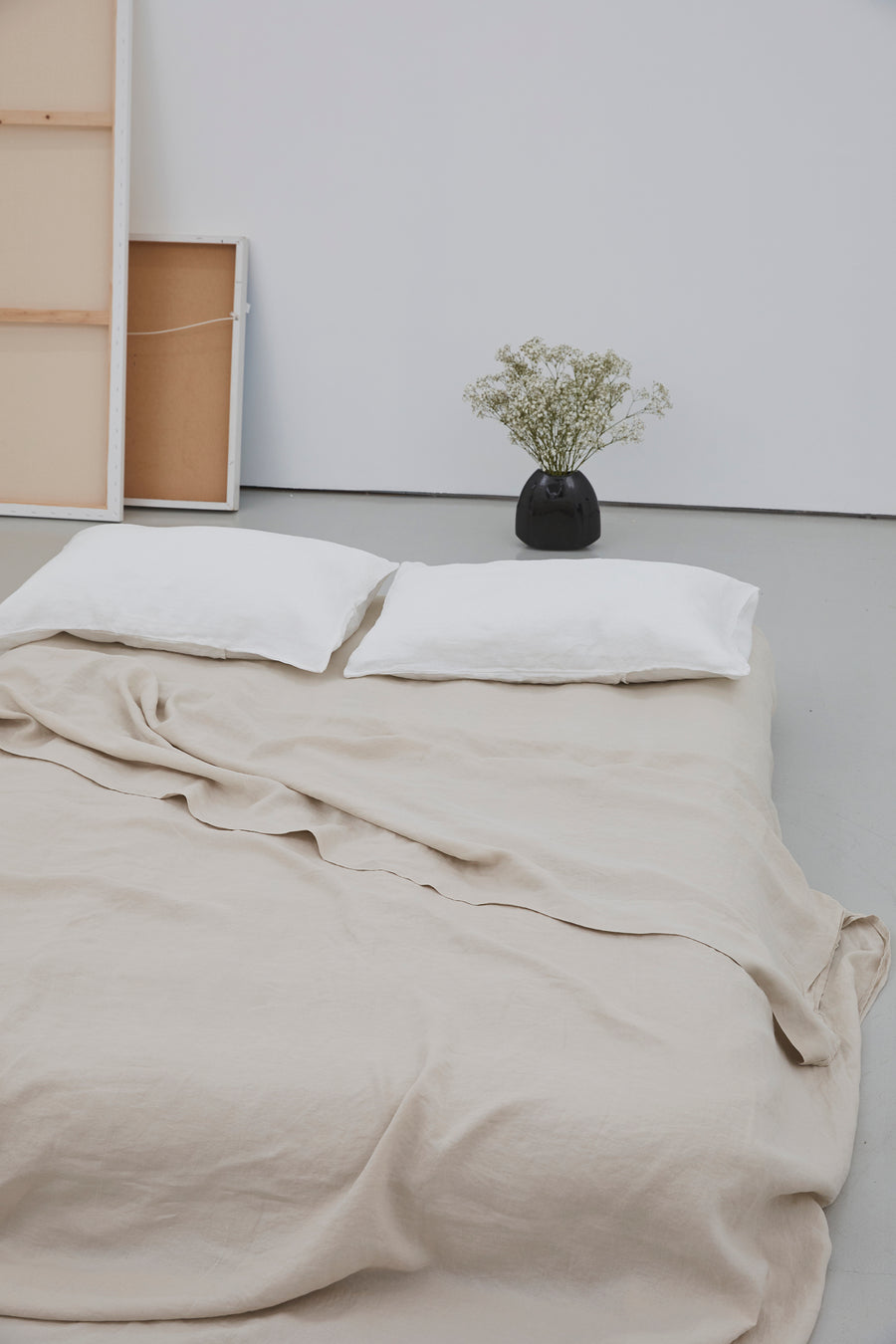 Deiji Studios | King Flat Sheet - Oatmeal