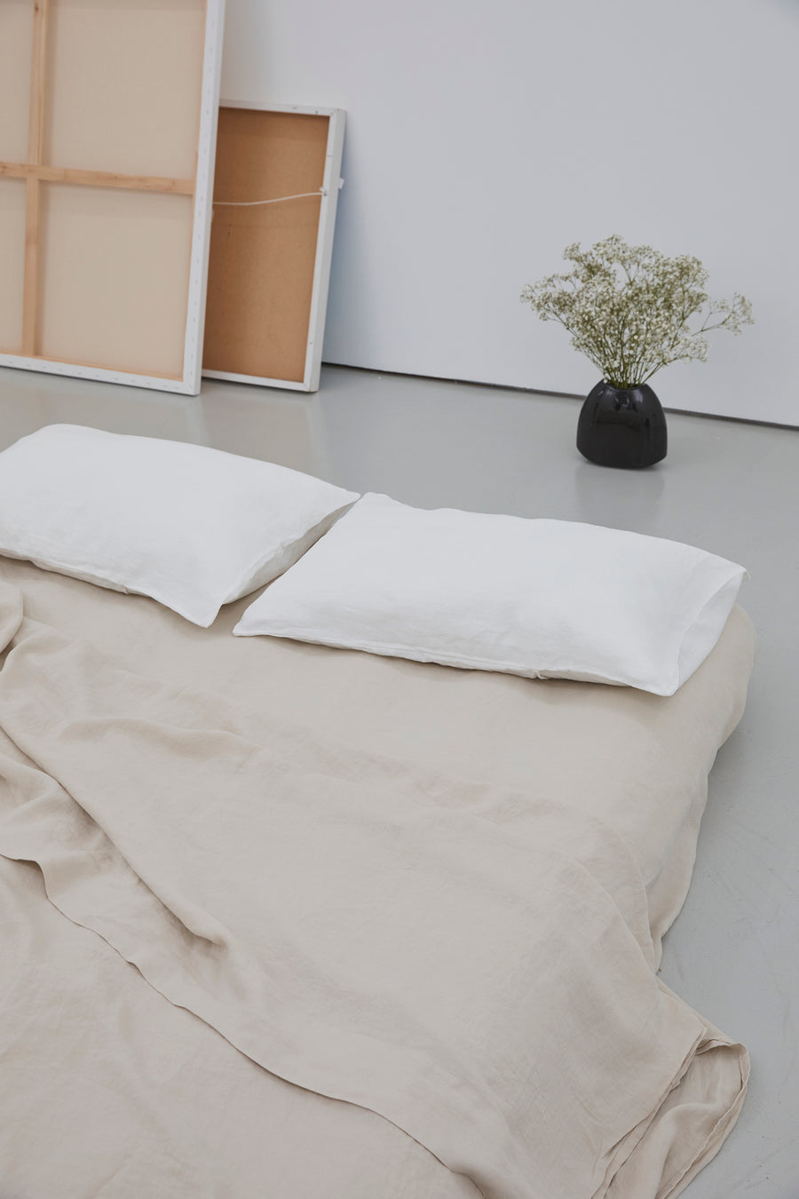 Deiji Studios | King Flat Sheet - Oatmeal