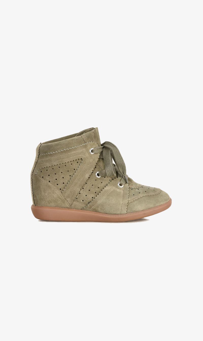 Isabel | Bobby Sneakers - Taupe – & Co