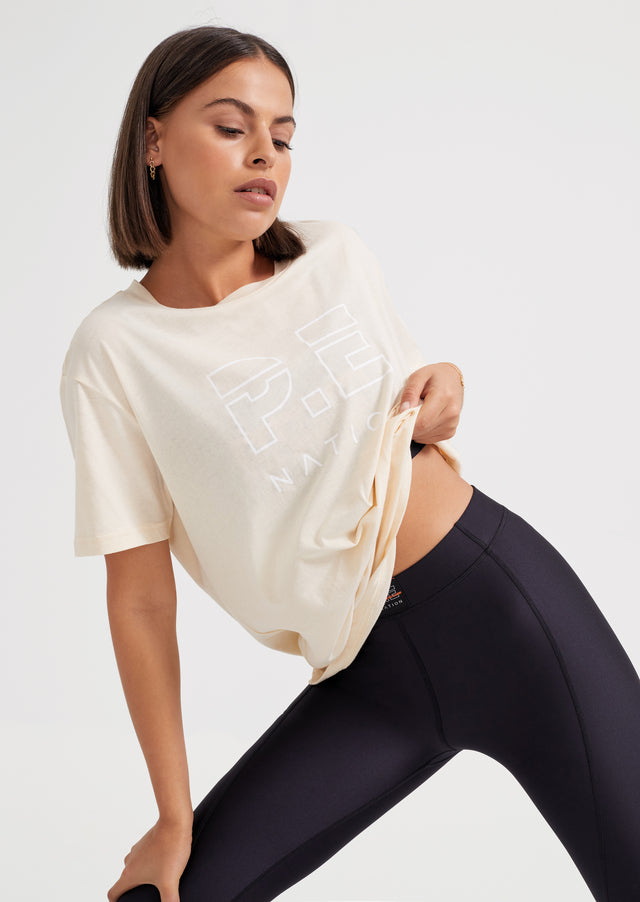 PE Nation | Heads Up Tee - Off White