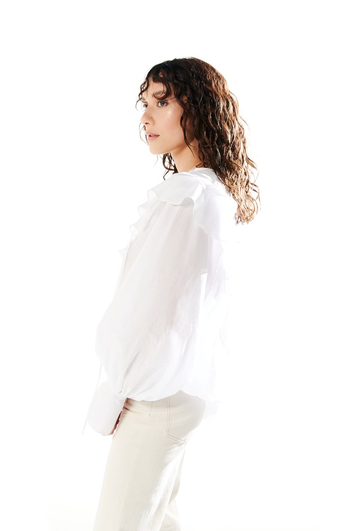 Caitlin Crisp | Lockhart Blouse - White Cotton