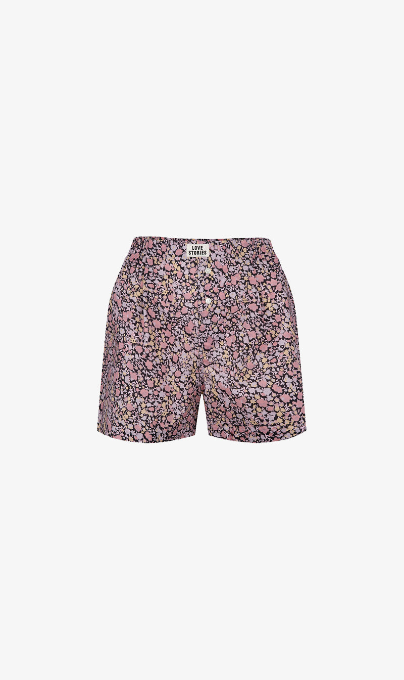 Love Stories | James Cover Up Shorts - Mini Flower