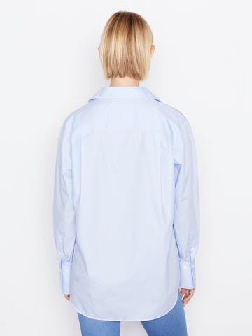Frame Denim | The Oversized Shirt - Oxford Blue
