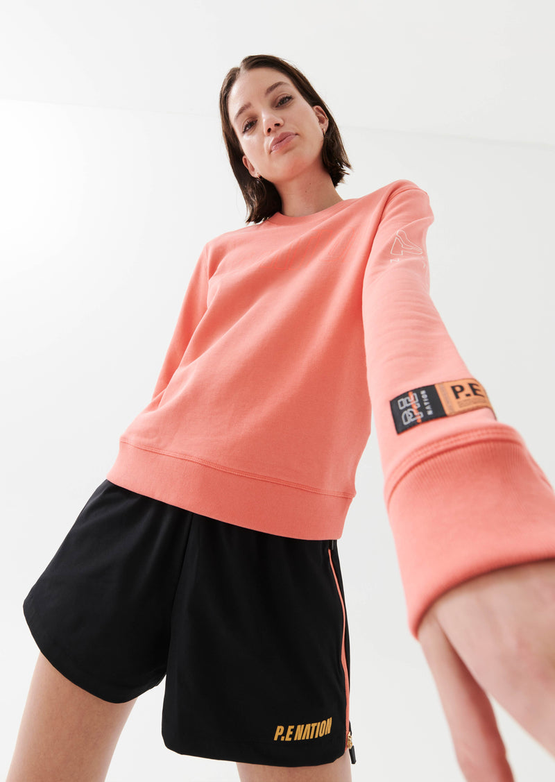 P.E Nation | Outrun Sweat - Persimmon