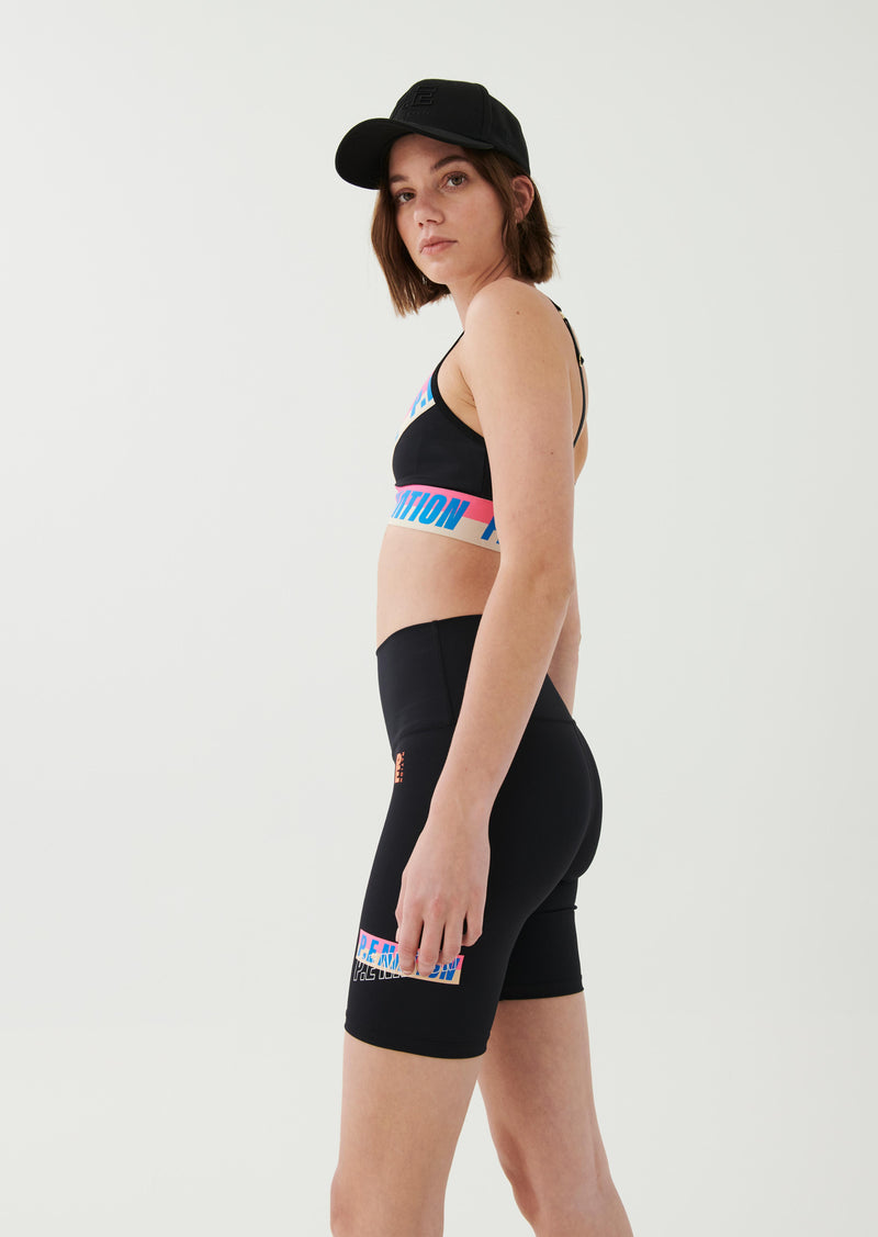 P.E Nation | Half Volley Sport Bra - Black