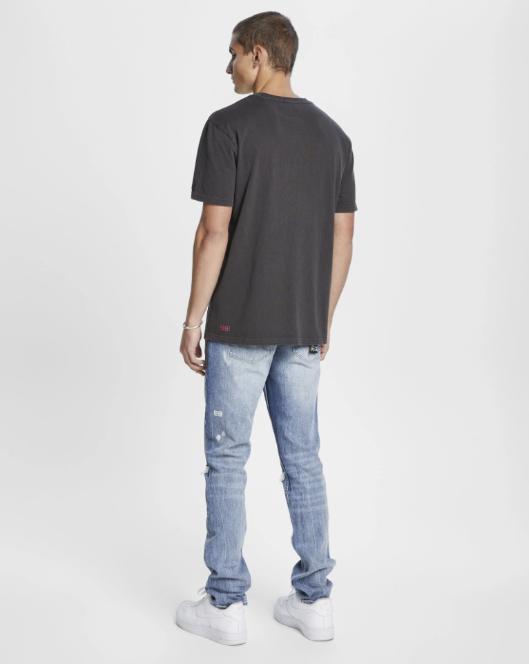 Ksubi Mens | Hi Fi Kash Ss Tee - Jet Black