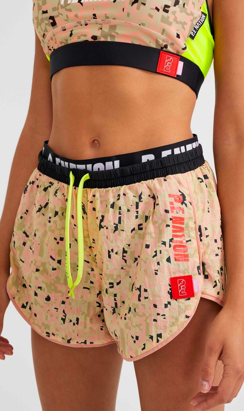 P.E NATION Activewear PE Nation | Align Camo Short - Print