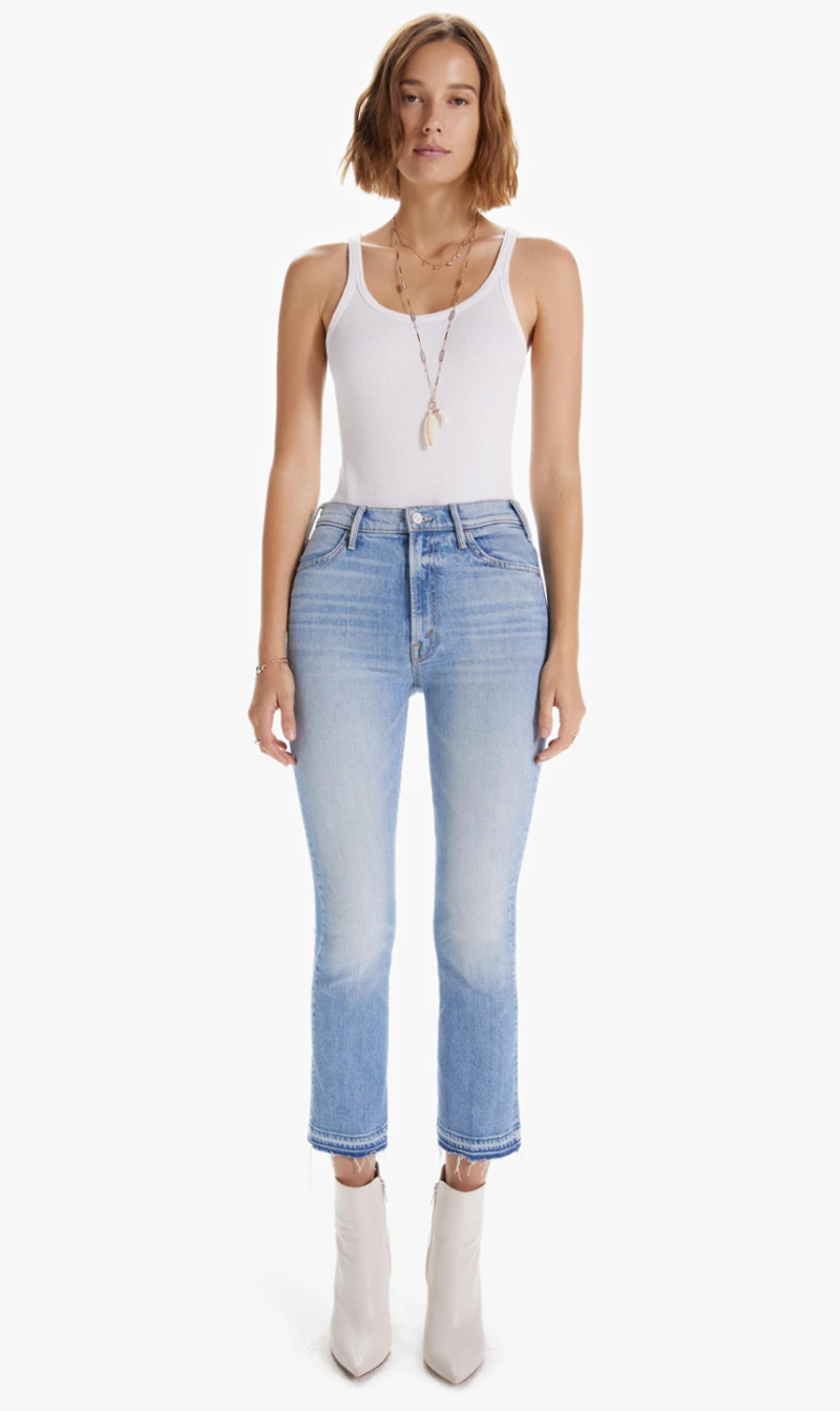 Mother Denim | The Hustler Ankle Undone Hem - On My Feet