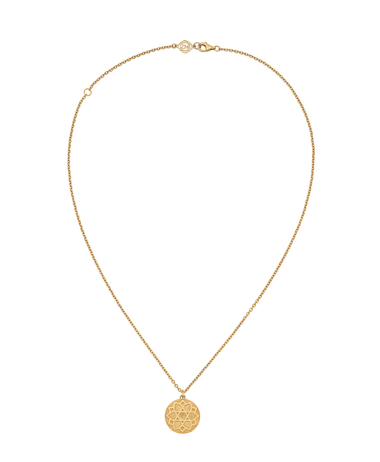 Zoe & Morgan | Love Anahata Necklace - 22K Gold Plated