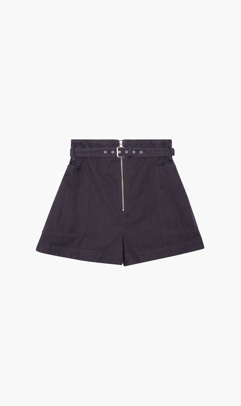 Isabel Marant Womens Shorts Isabel Marant | Parana Shorts - Faded Night