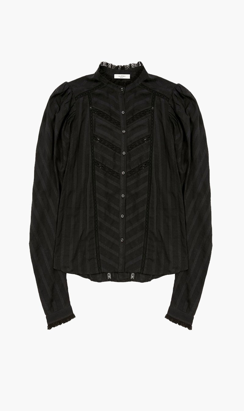 Isabel Marant Womens Tops Isabel Marant Etoile | Raefi Top - Black