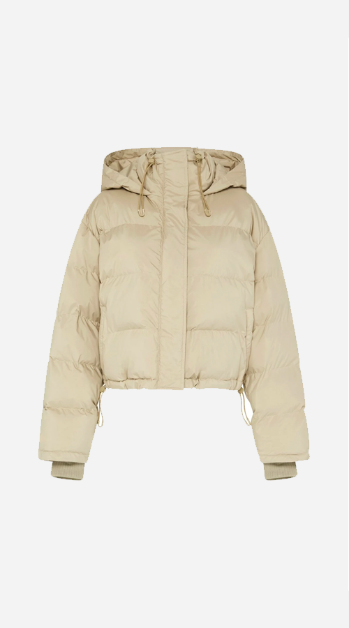 C&M | Norah Cropped Puffer - Stone