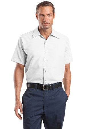 CornerStone Short Sleeve Pocketless Gripper Shirt. CS26
