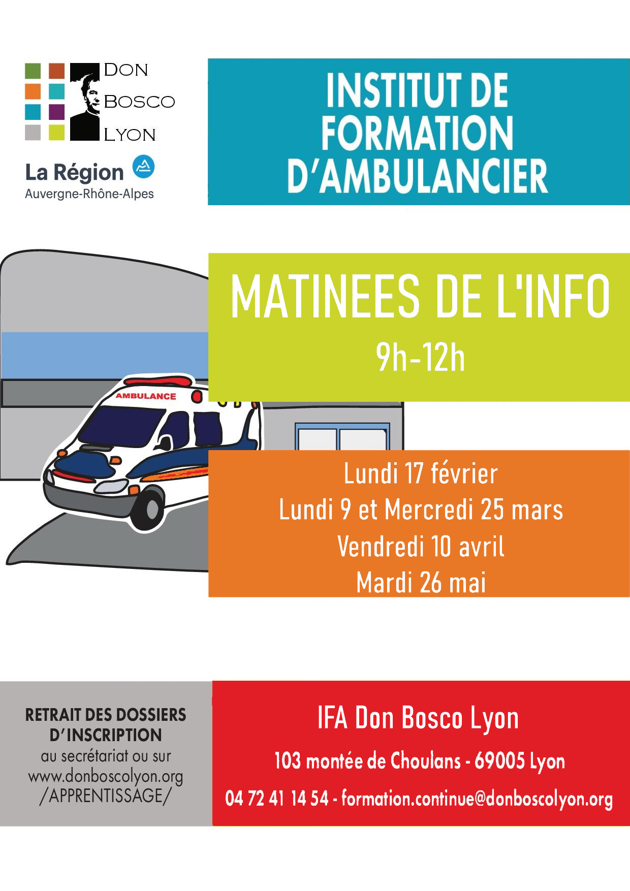 Formation Don Bosco Lyon ambulance