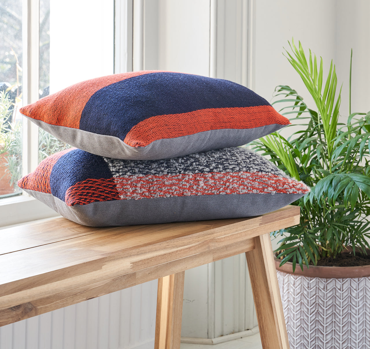 woven form cushions