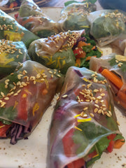 Wild Herb & Flower Summer Rolls