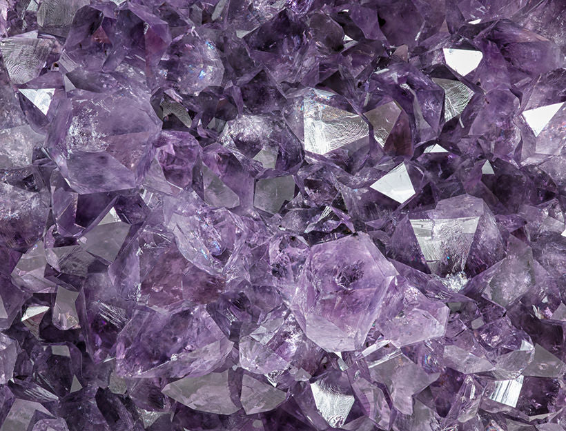 purple amethyst crystal