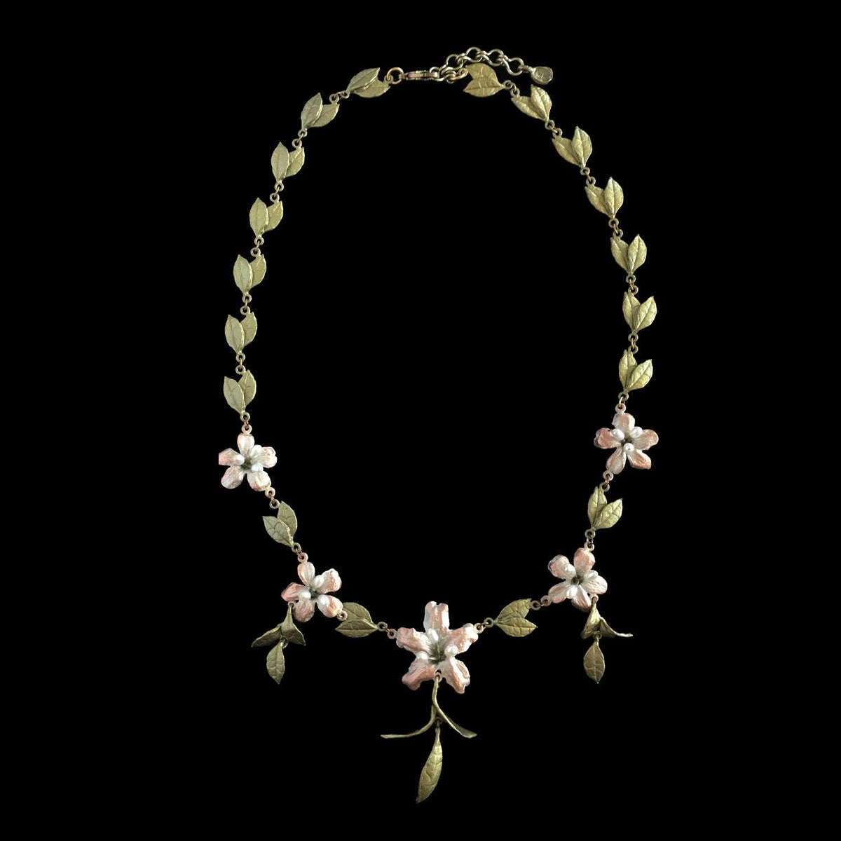 Azalea Necklace 5 Flowers Michael Michaud Jewellery