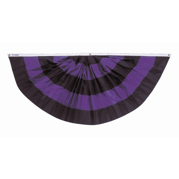 Black And Purple Mourning Fan For Sale 5 Shipping
