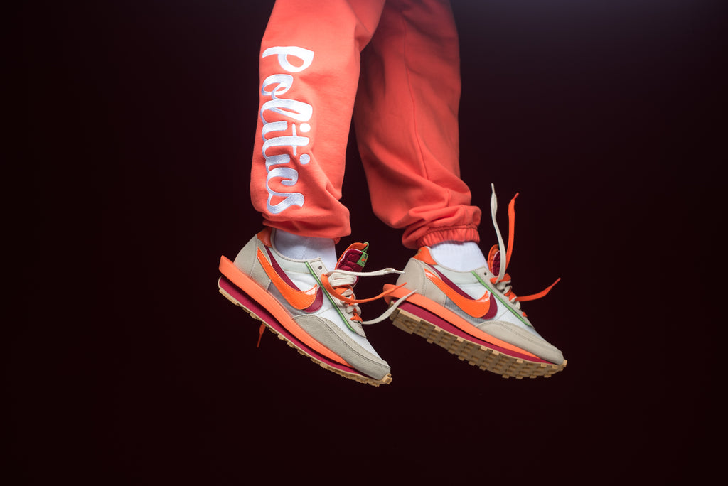 Nike LDWaffle x sacai x CLOT 'Orange Blaze' – Sneaker Politics