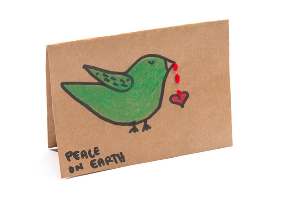 Handmade Cards - "Peace on Earth" (pack of 10)