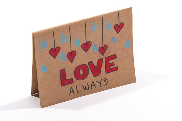Handmade Cards - "Love Always" (pack of 10)