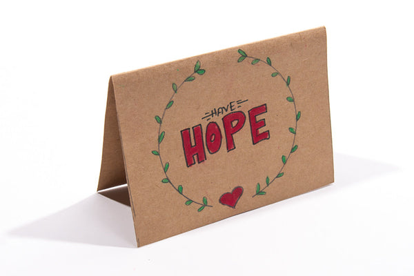 Handmade Cards - "Have Hope" (pack of 10)