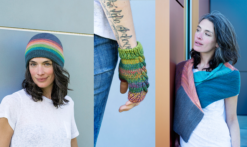 Angles and Light | hand knitting patterns and yarn from andrea rangel and gauge dye works