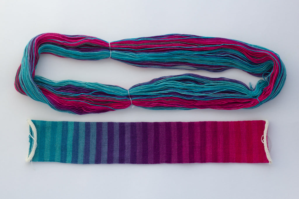 Colour Study yarn from gauge dye works