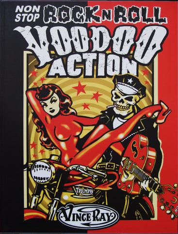 Vince Ray Voodoo Action book front cover