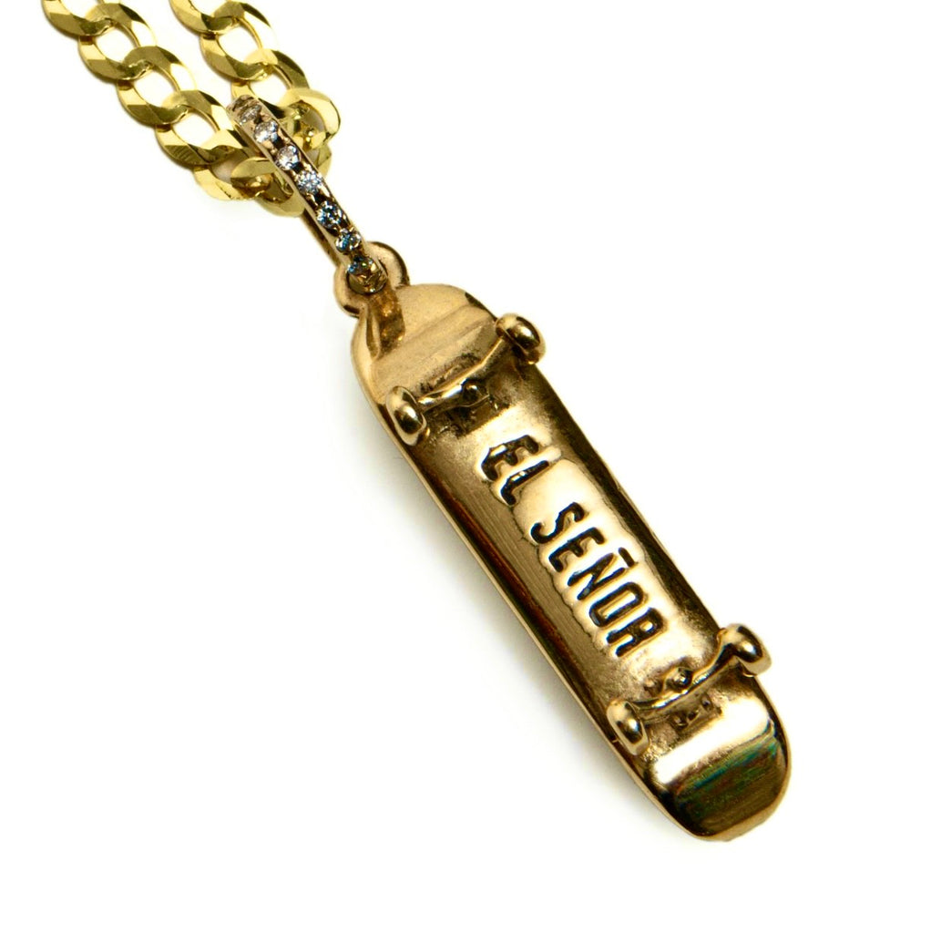 diamond skateboard pendant