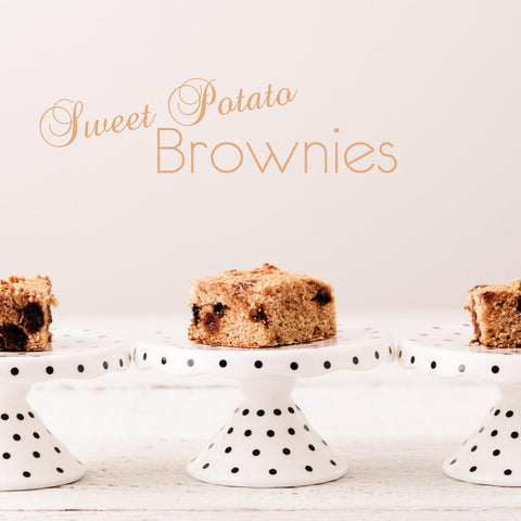 Sweet Potato Protein Brownies