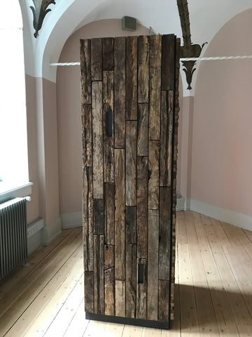 Vægbeklædning - gammelt egetræ fra Gyldensteen Gods