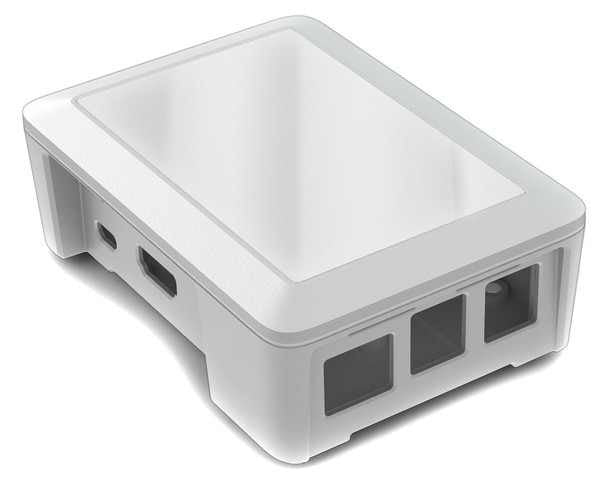 Snel karakter Uitgang Cyntech Raspberry Pi Case for Pi 3, Pi 2 and Model B+ in White