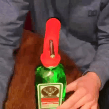 Jägermeister Water Bong with The Knockout