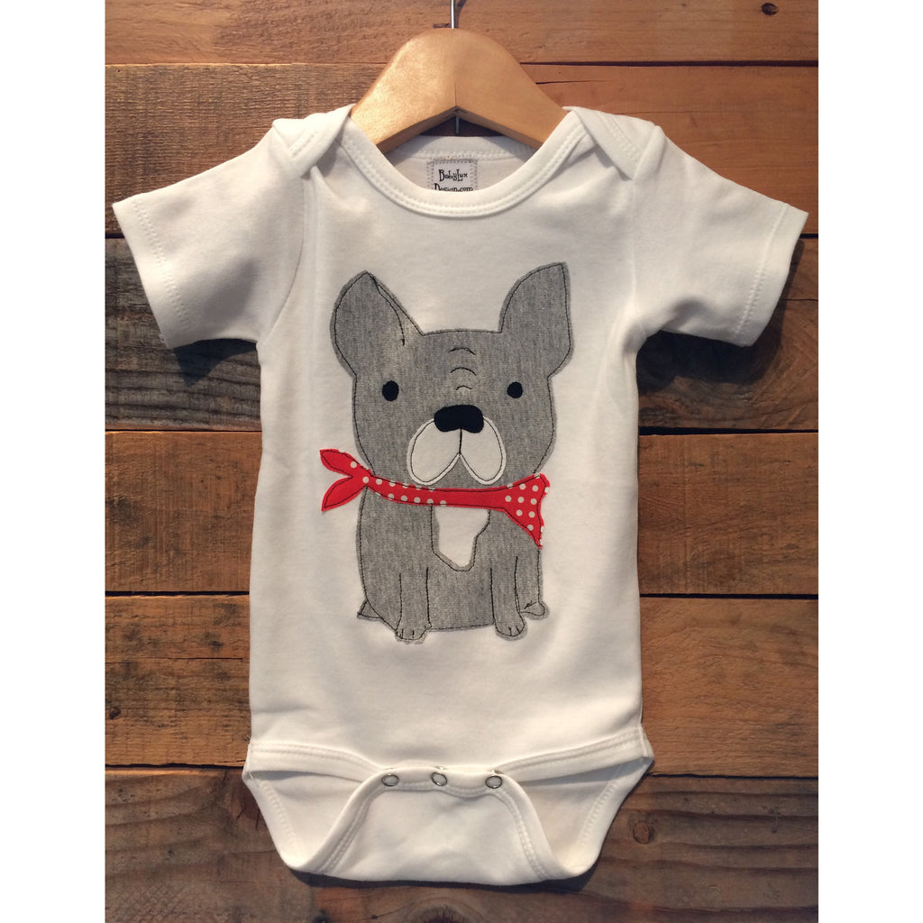 bulldog onesie for baby