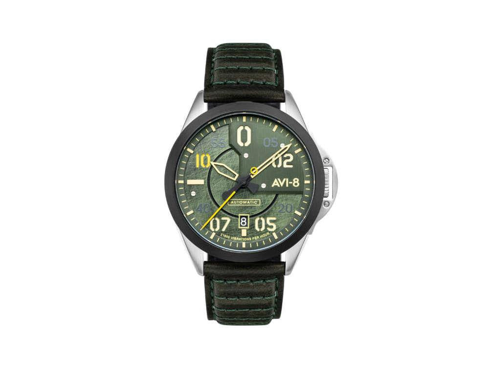 Reloj Automático AVI-8 P-51 Mustang Hitchcock Greentree, Verde, 43mm, AV-4086-03