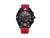 Reloj de Cuarzo Alpina Alpiner, Negro, GMT, Alarma, Rojo, AL-284LBR5AQ6