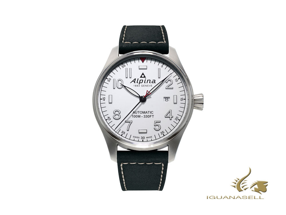 Reloj Automático Alpina Startimer, AL-525, 40 mm, Blanco, Día, AL-525S3S6