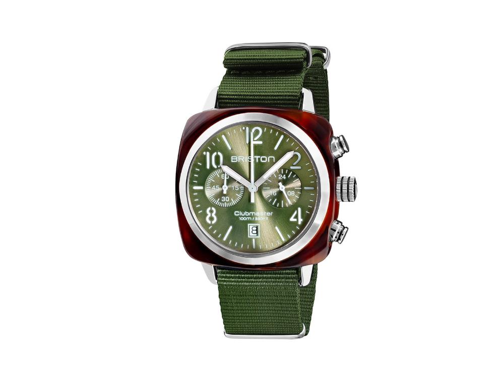 Reloj de Cuarzo Briston Clubmaster Classic, Verde, 40 mm, 19140.SA.T.26.NOL