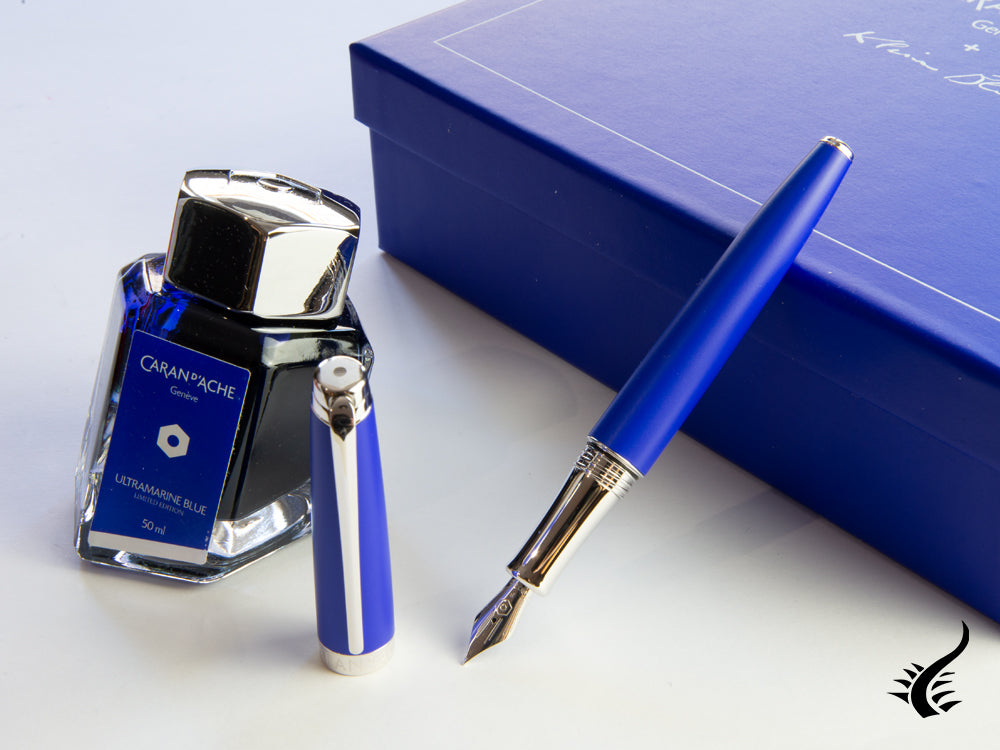 Pluma Estilográfica Caran d'Ache Léman Klein Blue, Ed Limitada, 4799.648