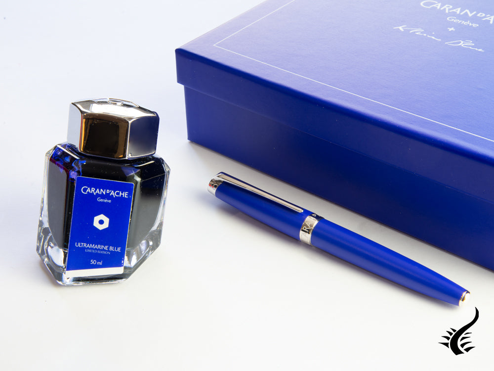 Pluma Estilográfica Caran d'Ache Léman Klein Blue, Ed Limitada, 4799.648