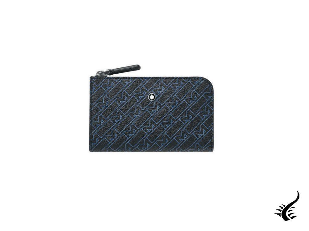 Estuche para llaves Montblanc M Gram 4810, Cuero, Azul, 128629