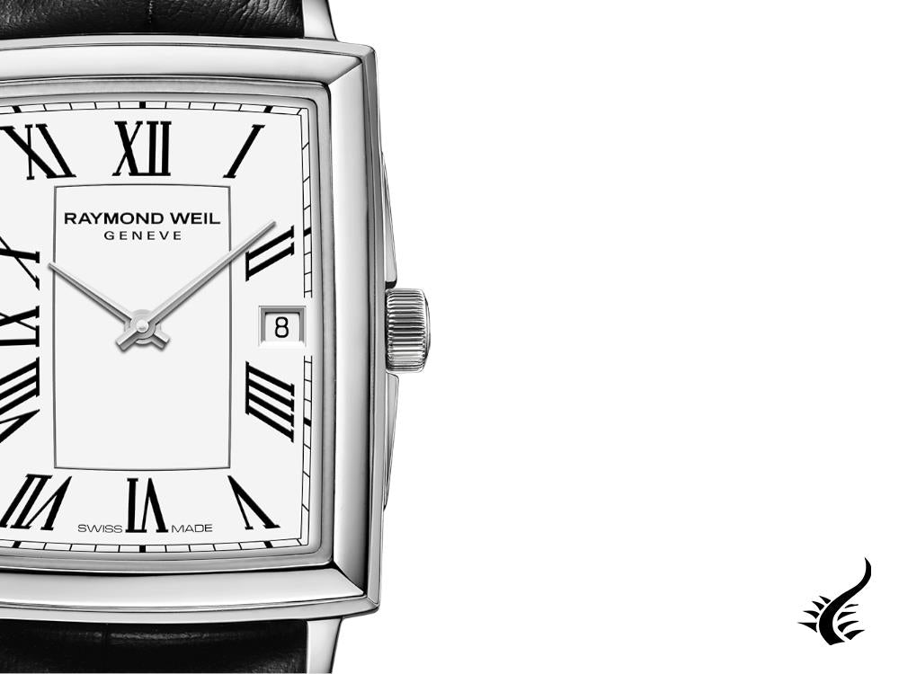 Reloj Raymond Weil Toccata Ladies, Blanco, 34.6 mm, Día, Piel, 5925-STC-00300