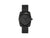 Reloj de Cuarzo Tibaldi Men's, Negro, 39mm x 46mm, Correa textil, TMM-PVD-GG