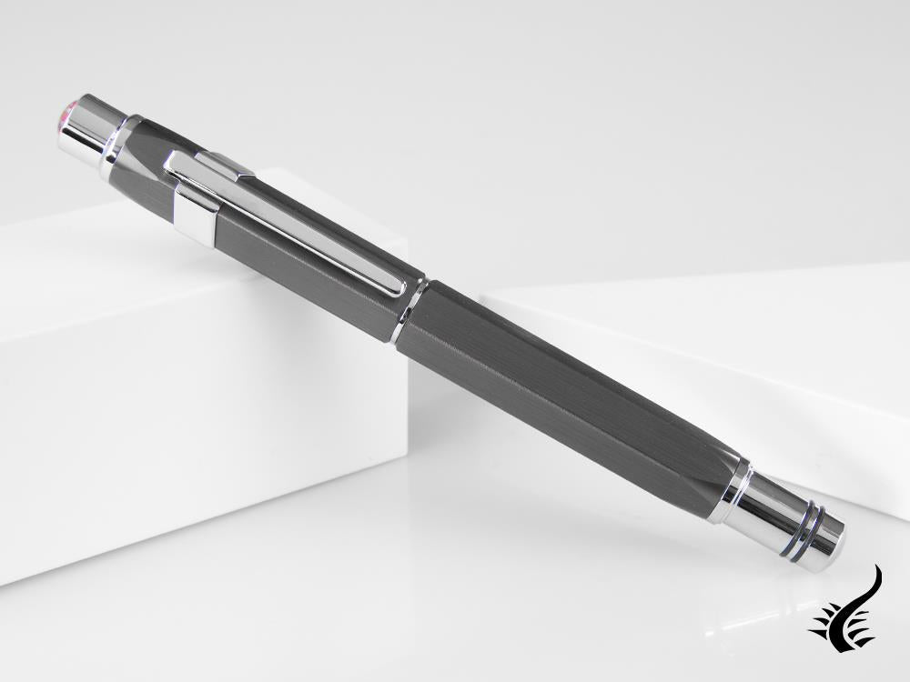 Pluma Estilográfica Twsbi Precision, Metal, Gris, M7446220