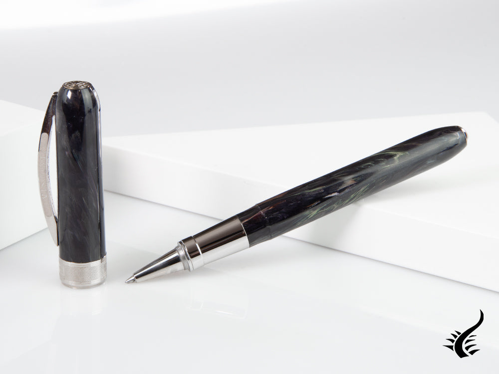 Roller Visconti Rembrandt Eclipse, Resina, Paladio, Negro, Marrón, KP10-12-RB